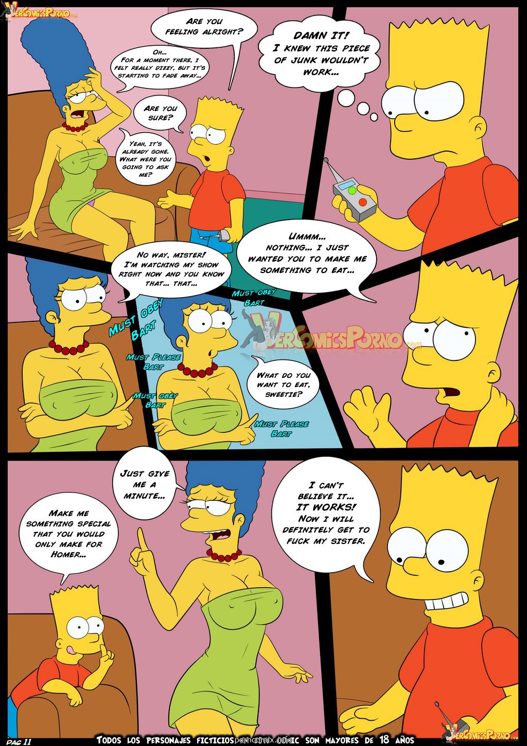 Порно Комикс Симпсоны Удачная