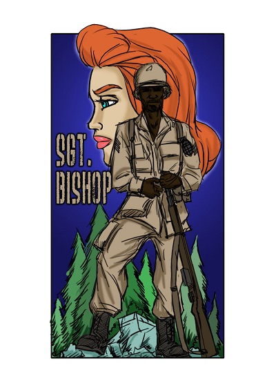 illustrated interracial- SGT. Bishop