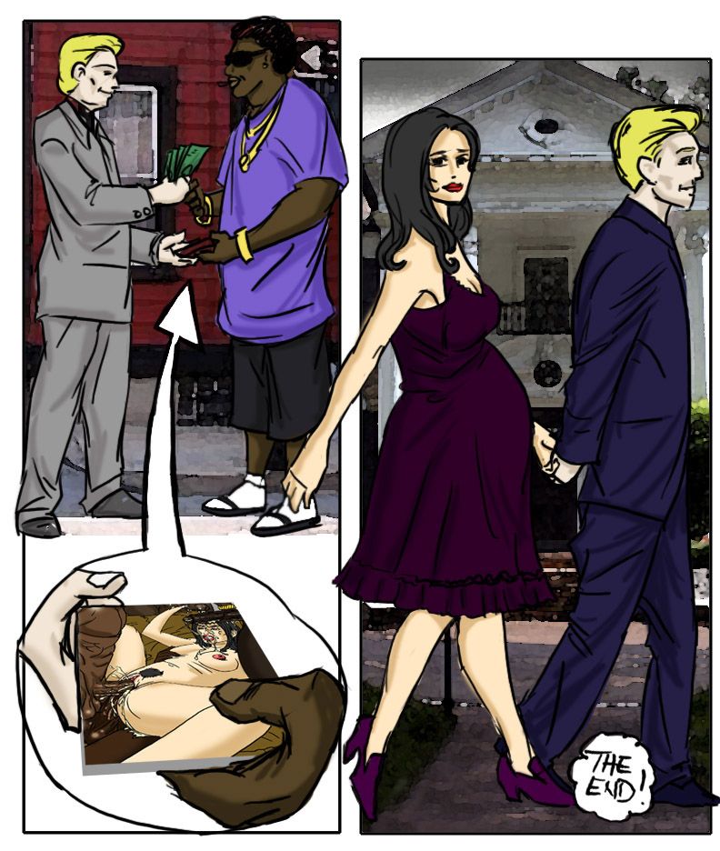 White Bitch In The Hood- illustrated interracial * Porn Comi. 