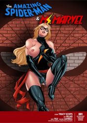 Tracy Scops- Spiderman & Ms. Marvel- Cover