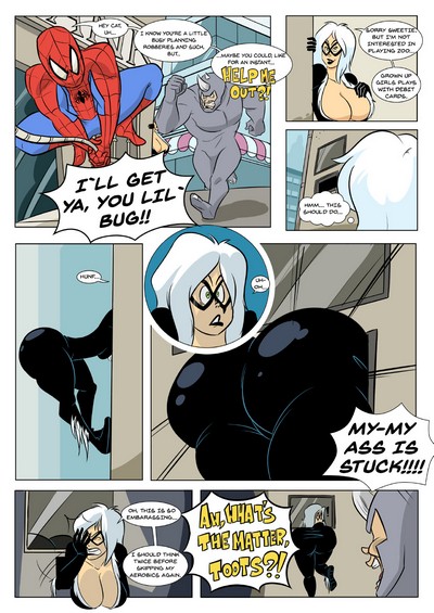Zaribot- Spider-Man and Black Cat