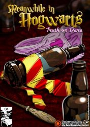 Meanwhile in Hogwarts- Truth or Dare- cover