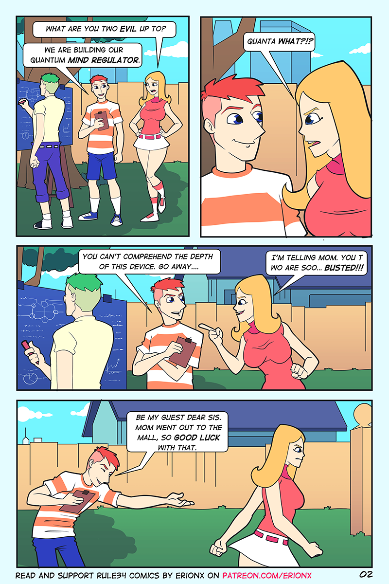 ErionX - Pervy Fellas (Phineas and Ferb) * Porn Comix ONE.