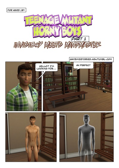 Teenage Mutant Horny Boys – Invisiboy meets mindmaster