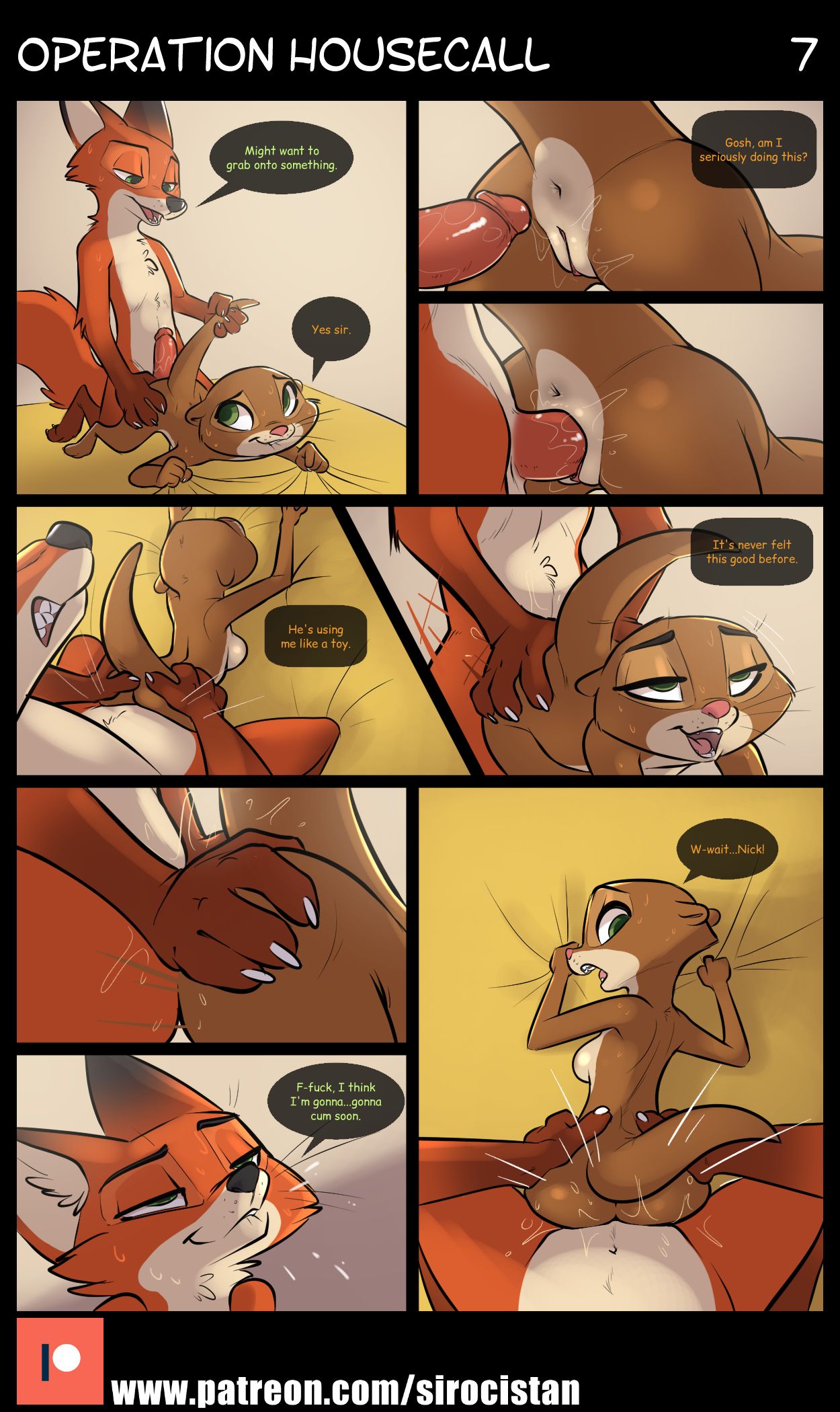 Siroc- Operation Housecall Zootopia * Porn Comix ONE.