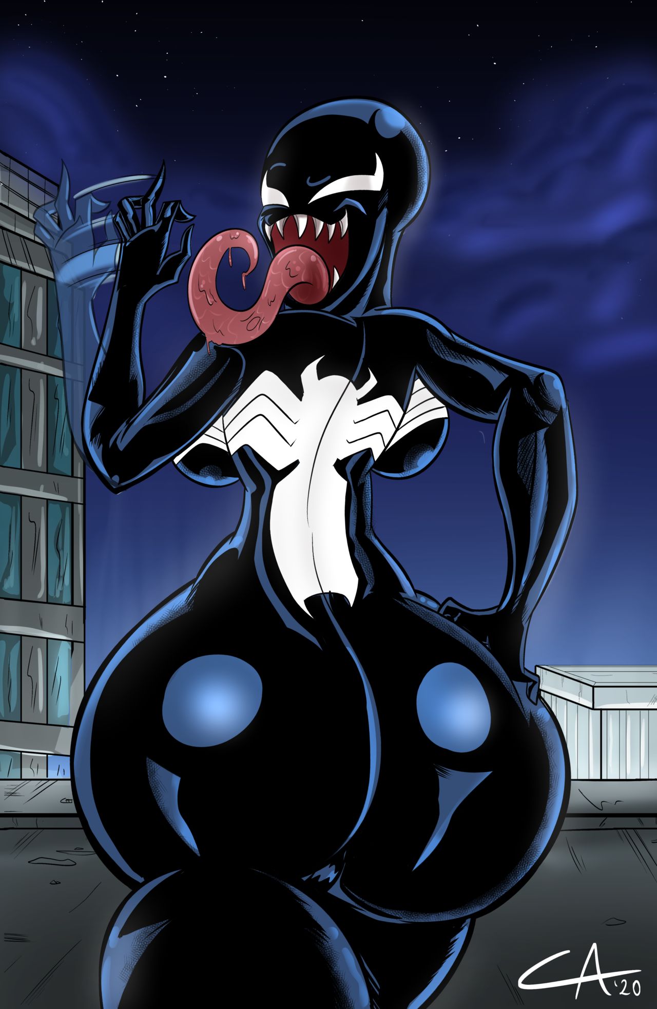 Ameizing Lewds- Thicc-Venom Spider-Man * Porn Comix ONE.