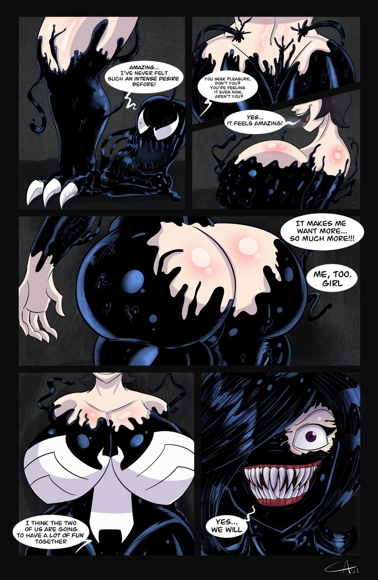 Ameizing Lewds- Thicc-Venom Spider-Man * Porn Comix ONE.