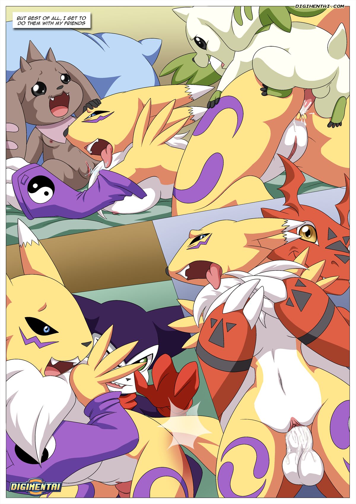 Palcomix- How Renamon Became a Sex Idol Digimon * Porn Comix ONE.
